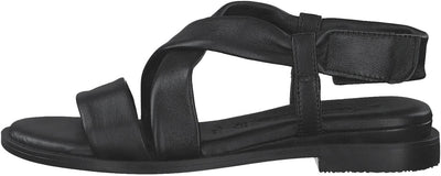 Tamaris Damen Sandaletten, Frauen Sandalen,TOUCHit-Fussbett 36 EU Schwarz, 36 EU Schwarz