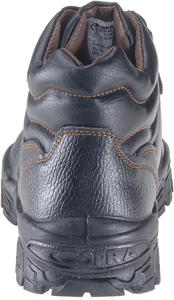 Cofra NT020-000.W39 NEW RENO S3 SRC Sicherheitsstiefel, Schwarz/Braun, Grösse 39 39 EU, 39 EU