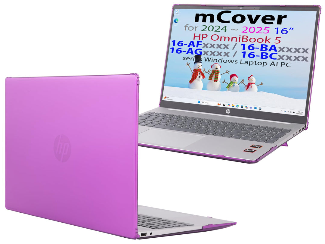 mCover Nur kompatibel mit HP OmniBook 5 16-AF / 16-AF / 16-AG / 16-BAxxxx / 16-BCxxxx und Pavilion 1