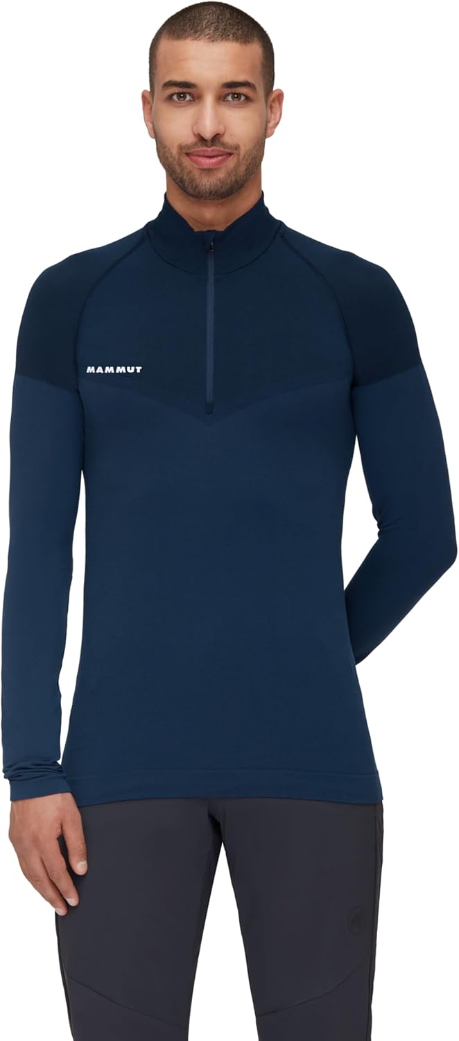Mammut Herren Trift Half Zip Longsleeve, Marine