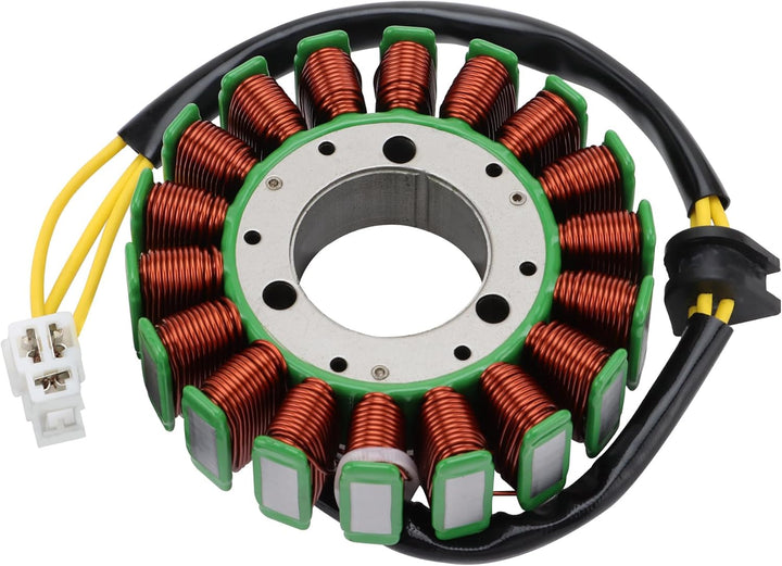 GOOFIT 18 Spule Magneto Stator Spule Zündgenerator Motor Zubehör Ersatz für Suzuki GSXR600 GSXR 600