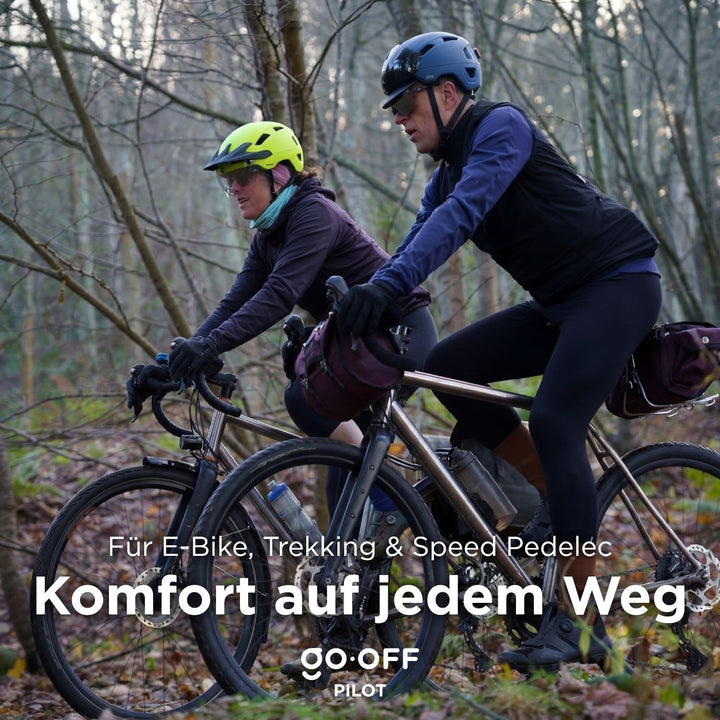 GOOFF Pilot S-Pedelec Helm - Schutz für schnelle E-Bike Fahrten – Fahrradhelm mit Visier und Licht –