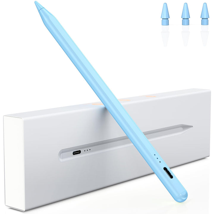 Variglas Stift für iPad 2018-2026-2 Schnellladung, Neigungssensitivität und Palm Rejection-Stylus fü