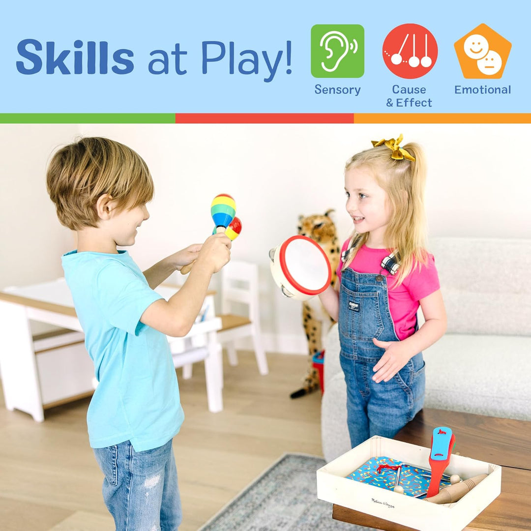 Melissa & Doug Eine Band Im Kasten | Lernspielzeug | Musikalisches Spielzeug für die Kinder | 3+ | G