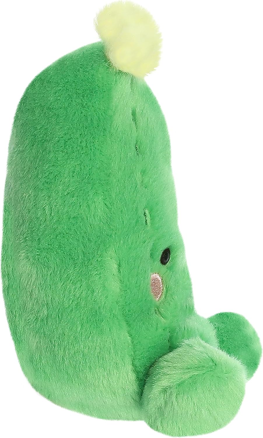 Aurora Adorable Palm Pals Dillian Cucumber Stuffed Animal - Pocket-Sized Fun - On-The-Go Play - Gree