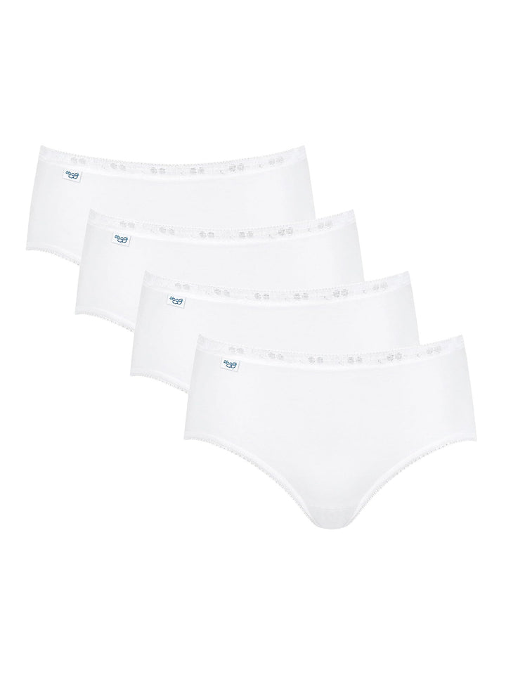 Sloggi Damen Slip (4er Pack) 48 Weiss, 48 Weiss