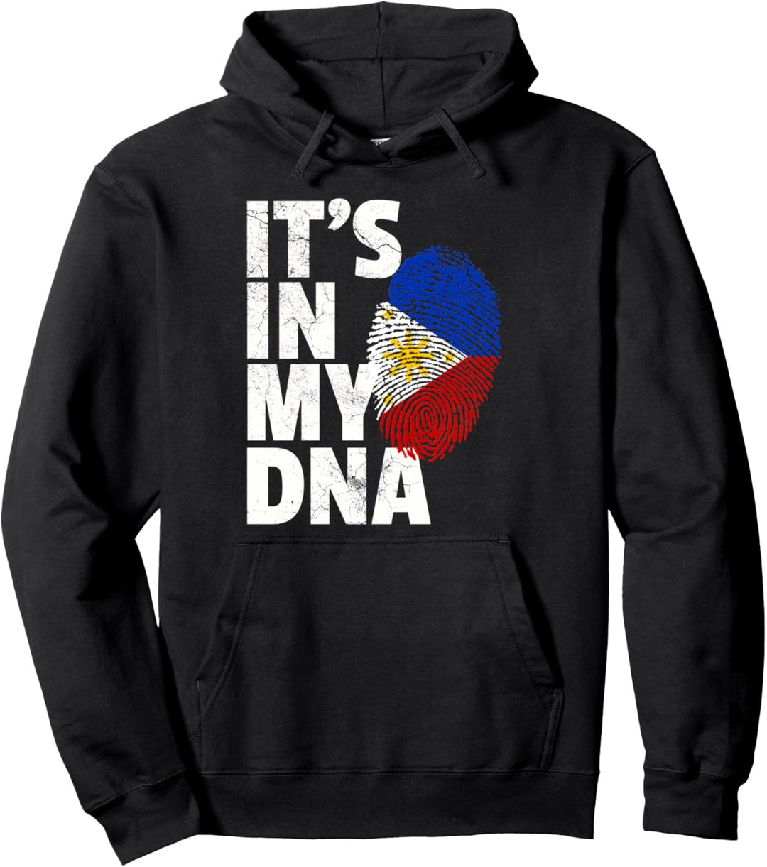 "It's in my DNA", Filipiner, Philippinen-Flagge, Nationalstolz, Geschenk Pullover Hoodie
