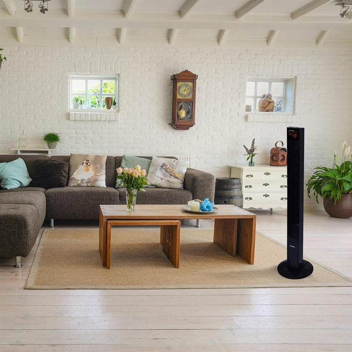 Syntrox Säulenventilator Triforia | Turmventilator | Tower Fan | Turm Tower, mit Fernbedienung, leis