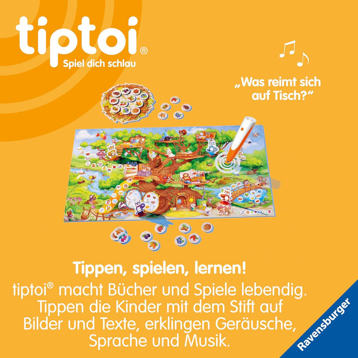 Ravensburger 00203 tiptoi Spiel - Die flinken Sprach-Hörnchen - Lernspiel ab 3 Jahren, für 1-4 Spiel