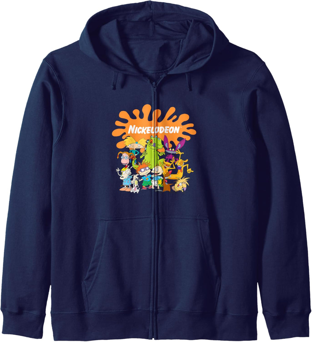 Nickelodeon Logo Characters Group Shot Kapuzenjacke