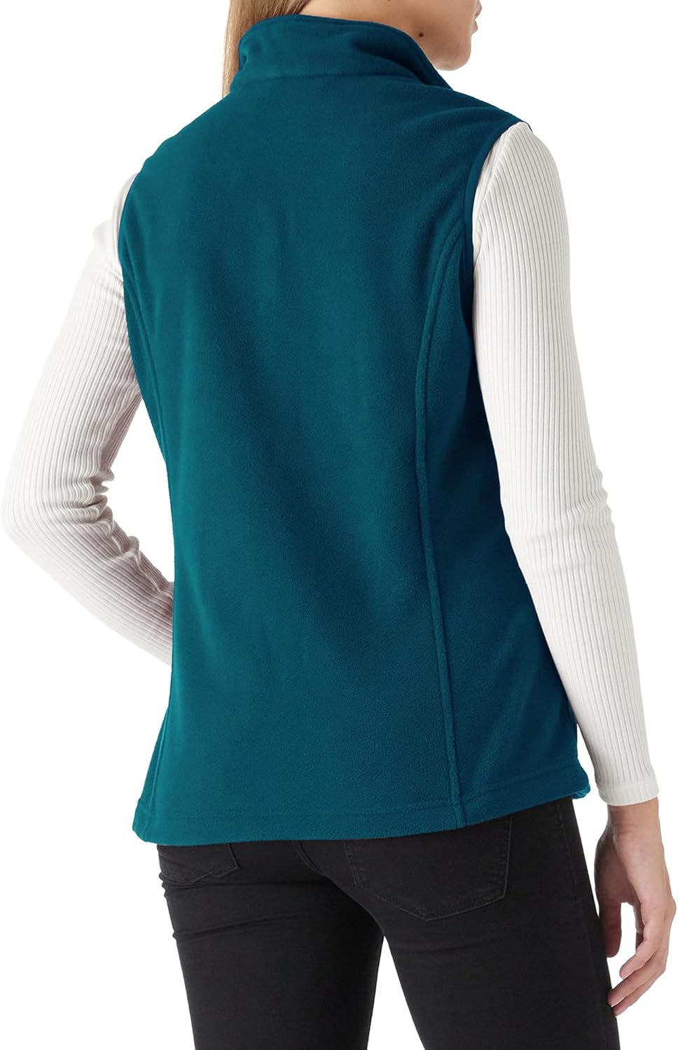 Outdoor Ventures Fleece Weste für Damen,Weich Ärmellos Jacke mit Reissverschlusstaschen, Sport Laufw
