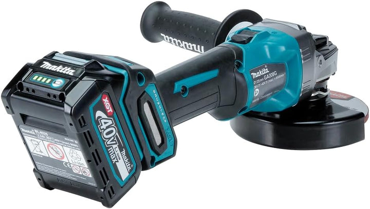 Makita GA008GM201 Akku-Winkelschleifer 40V max. / 4,0 Ah, 2 Akkus + Ladegerät im MAKPAC mit 2 Akkus