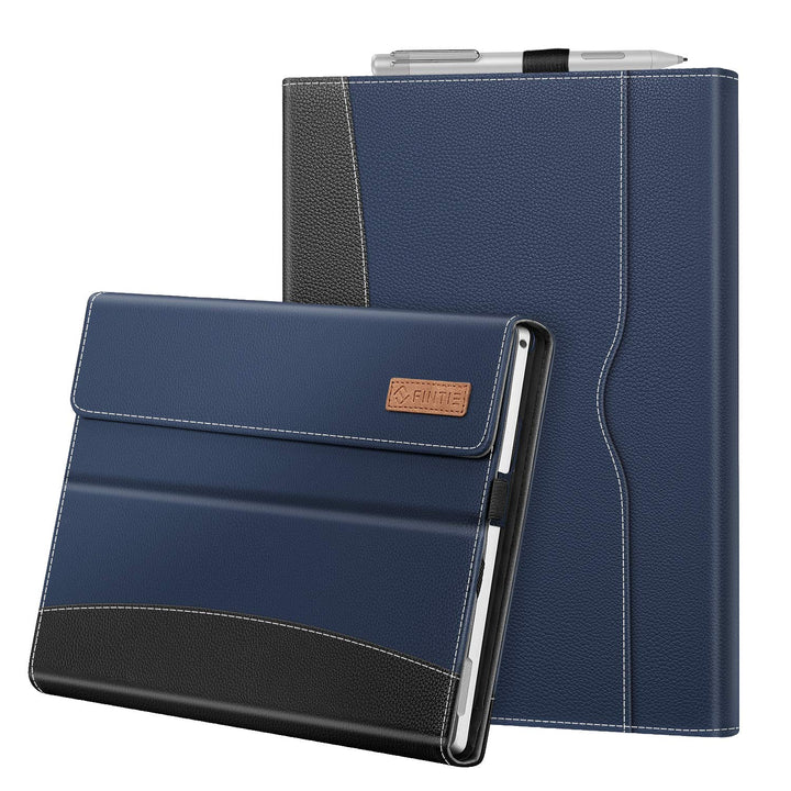 Fintie Hülle für Microsoft Surface Pro 7+ / 7/6 / 5/4 / 3 - Multi-Sichtwinkel Kunstleder Tasche Schu