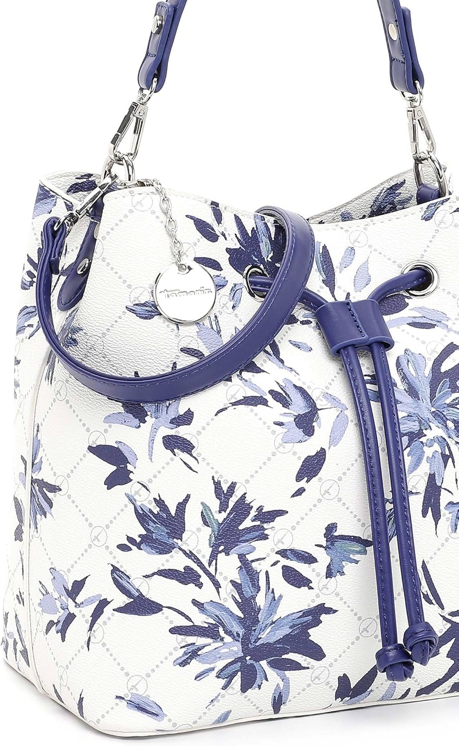 Tamaris Damen Schultertasche Kordelzug Umhängeriemen Anastasia Flower 32412 Flower 988, Flower 988