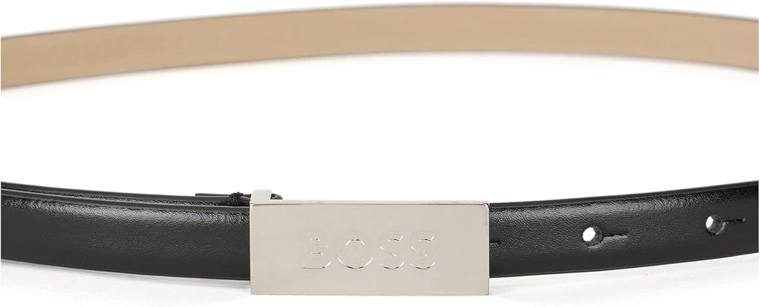 BOSS Damen Amber Belt 1,5cm Gürtel, Black2, 75