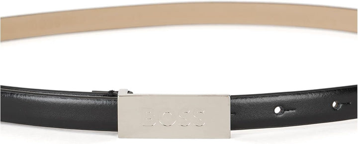 BOSS Damen Amber Belt 1,5cm Gürtel, Black2, 75