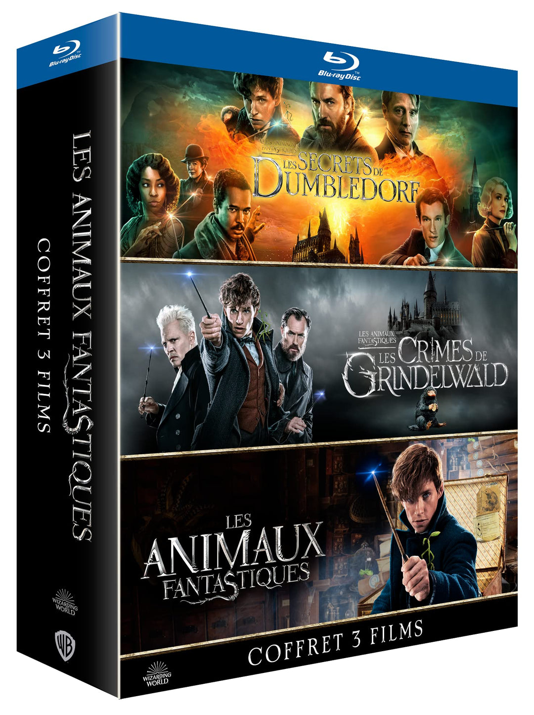 Les animaux fantastiques 1 à 3 : les animaux fantastiques + les crimes de grindelwald + les secrets