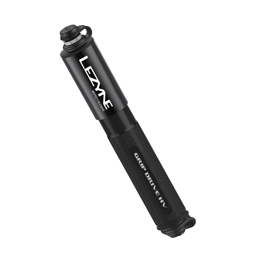 Lezyne Unisex-Adult Grip Drive Hv Minipumpe S 185mm Schwarz, S 185mm Schwarz