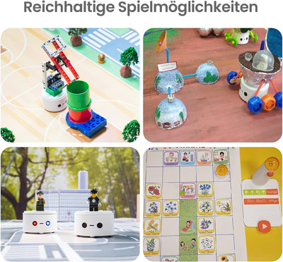 Matatalab Roboter Bausatz Programmierbar Pro-Set für Kinder ab 4, Elektronische Roboter Spielzeug, D