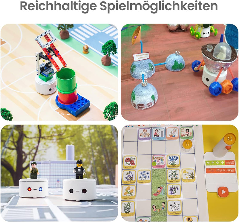 Matatalab Roboter Bausatz Programmierbar Pro-Set für Kinder ab 4, Elektronische Roboter Spielzeug, D