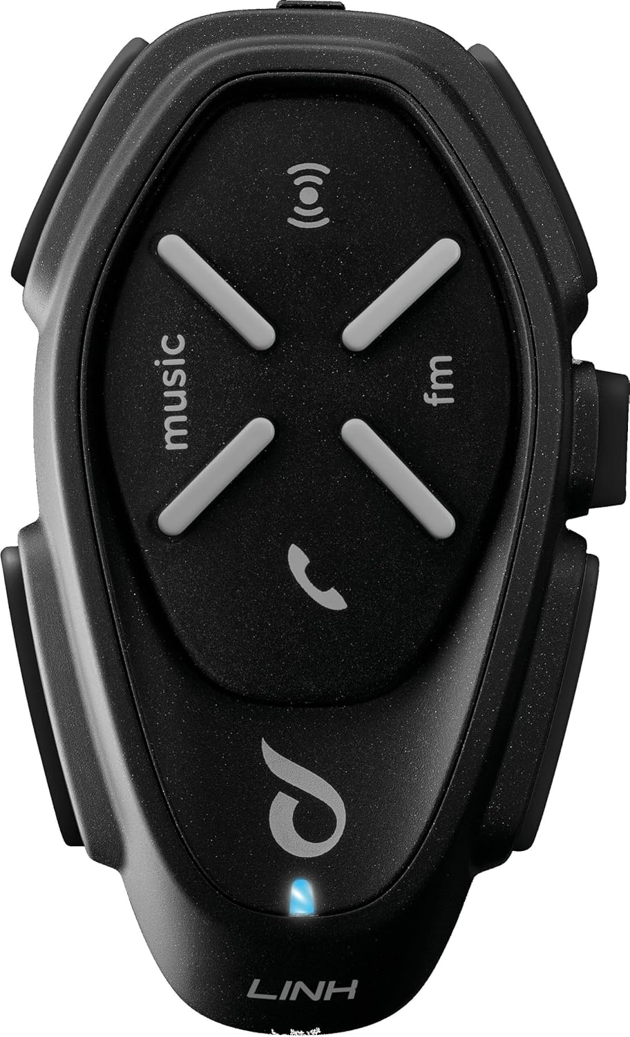 Interphone LINK | 2 Stück | Bluetooth-Kommunikationssystem für Motorräder - Bis zu 2 Reiters, 300Mt