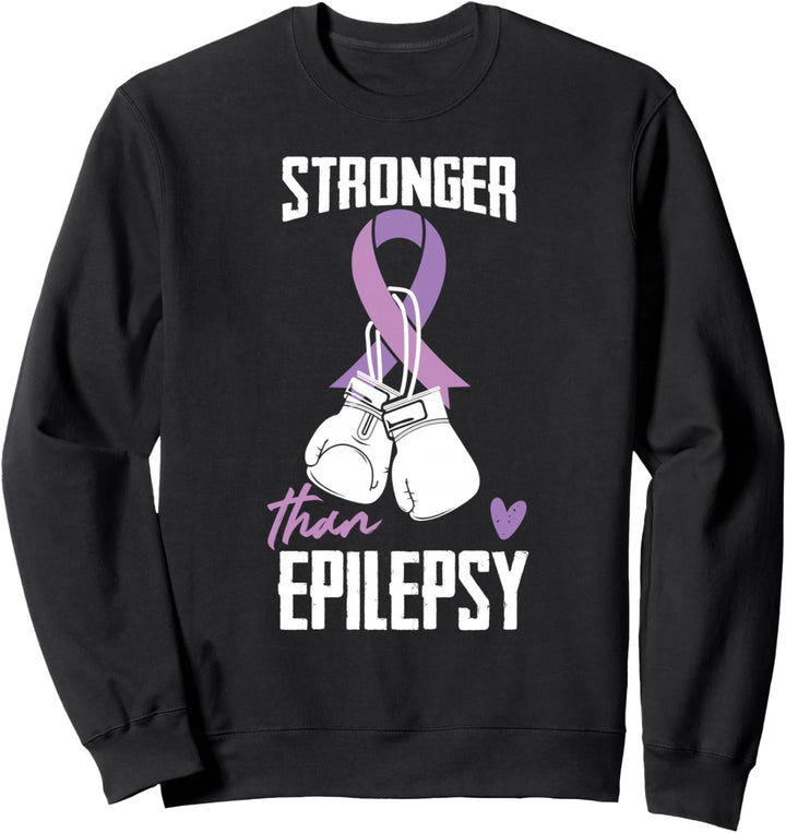 Epilepsie-Bewusstseins-Band stärker als Epilepsie Sweatshirt