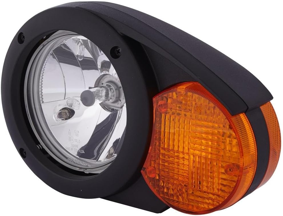 HELLA - Halogen-Hauptscheinwerfer - Combi 133 - 24V - Referenzzahl: 12.5 - Anbau - glasklare Streusc