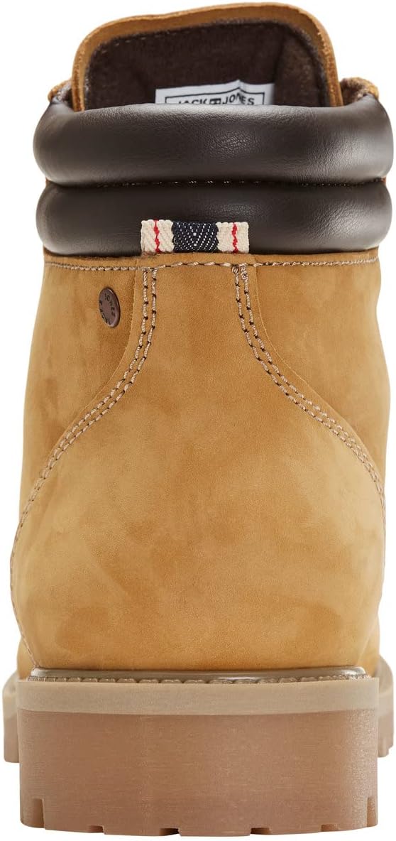 JACK & JONES Herren Jfwstoke Nubuck Boot Honey Noos Stiefelette 41 EU Gelb Honey Honey, 41 EU Gelb H