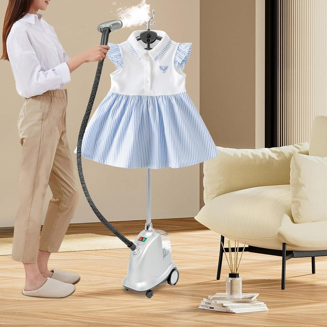 Stand-Dampfglätter, 2200W, 42g/Min Dampfleistung, Auffrischen und Desinfizieren, 3 Dampfstufen, Eins