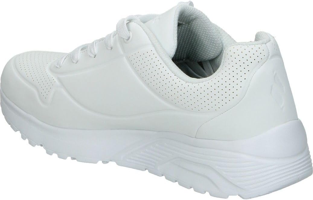 Skechers Jungen Uno Lite-delodox Sneaker 29 EU White Synthetic Trim L, 29 EU White Synthetic Trim L