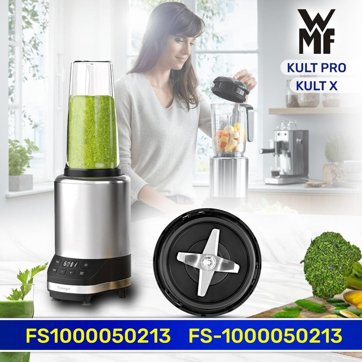 MONTERAL Mixer Messer Block mit Originalcode FS-1000050213 für WMF Kult Pro Kult X - Garantie 10 Jah