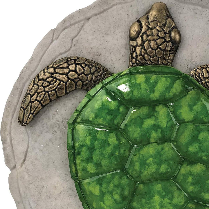Spoontiques - Gartendekoration - Trittstein Schildkröte - Dekostein für den Garten, schildkröte