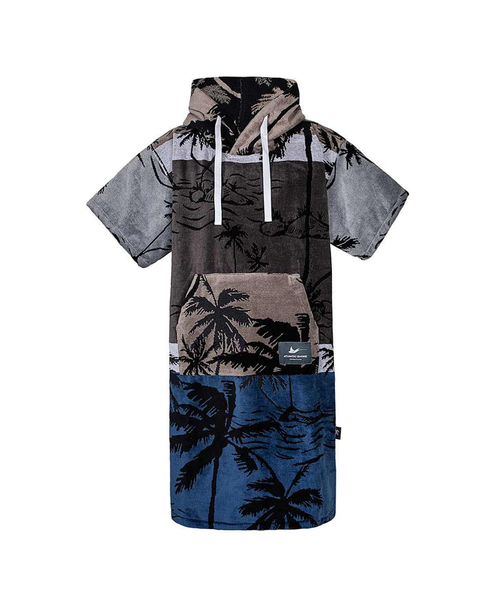 ATLANTIC SHORE | Surf Poncho | Badeponcho mit Kapuze aus 100% Baumwolle | Unisex | Special Editions