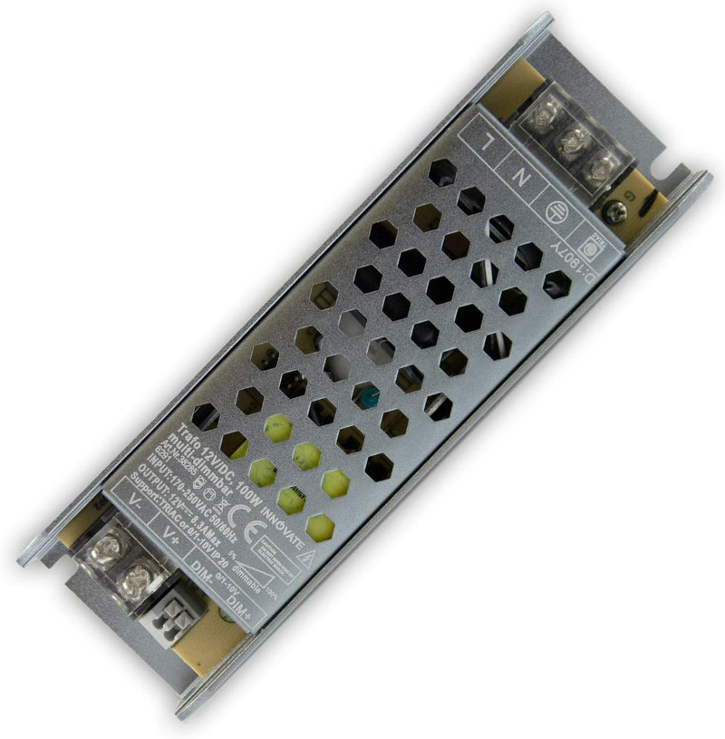 12V DC LED Trafo für Stripes - MR16 GU5.3 LED Halogen, ohne Mindestlast, kein Rauschen, kein Flimmer