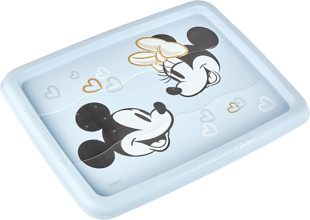 keeeper Micky Maus Aufbewahrungsbox mit Deckel, Dreh- und stapelbar, Für Kinder, 15 l, Karolina, Clo