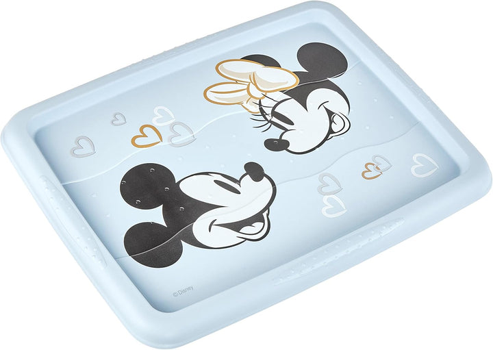keeeper Micky Maus Aufbewahrungsbox mit Deckel, Dreh- und stapelbar, Für Kinder, 15 l, Karolina, Clo