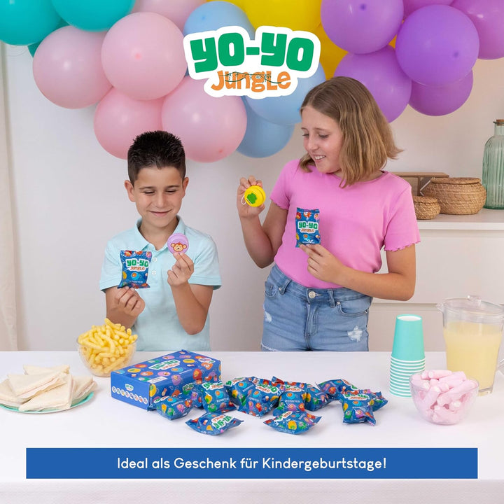 BONNYCO JoJo Kinder Mitgebsel Kindergeburtstag Gastgeschenke Tiere 16 Stück. JoJo Holz, Kleine Gesch