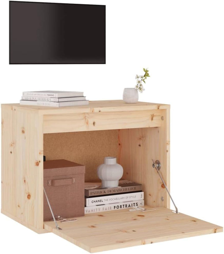45x30x35 cm Wandschrank TV Schrank Hängeschrank Nachttische Hängende Nachtkommode für Wohnzimmer Sch