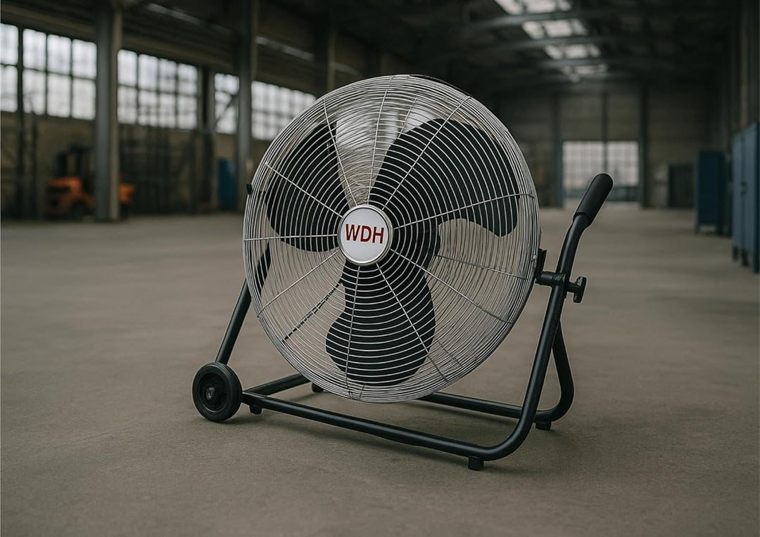 Aktobis Bodenventilator, Powerventilator WDH-FF60M *Metall* (4XL Ø = 60 cm), 4XL Ø = 60 cm