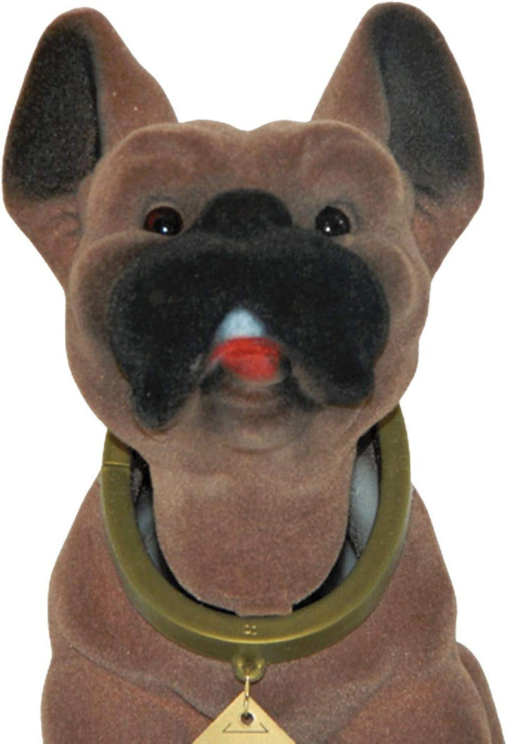 RAKSO Wackel Figur Hund Boxer Wackelfigur H 20 cm gross Dekofigur mit Wackelkopf
