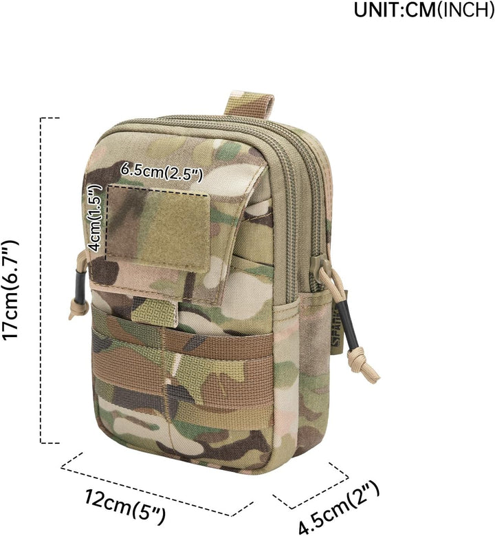 EXCELLENT ELITE SPANKER Taktische Molle Hüfttaschen Nylon EDC Tasche Handytasche Hüfttasche für iPho