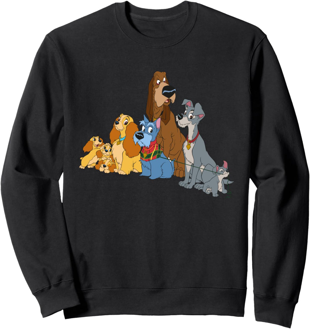 Disney Lady and the Tramp Dogs Sweatshirt