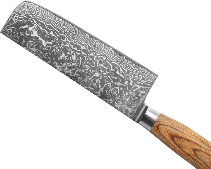 Wakoli EDIB Pro Damast Nakirimesser 18,00 cm Klinge extrem scharf aus 67 Lagen mit VG10 Stahlkern I