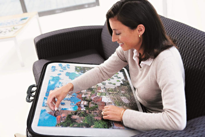 Portapuzzle Jumbo Puzzles 01039 Puzzle Mates Portapuzzle de Luxe bis 1000 Teile Puzzlezubehör