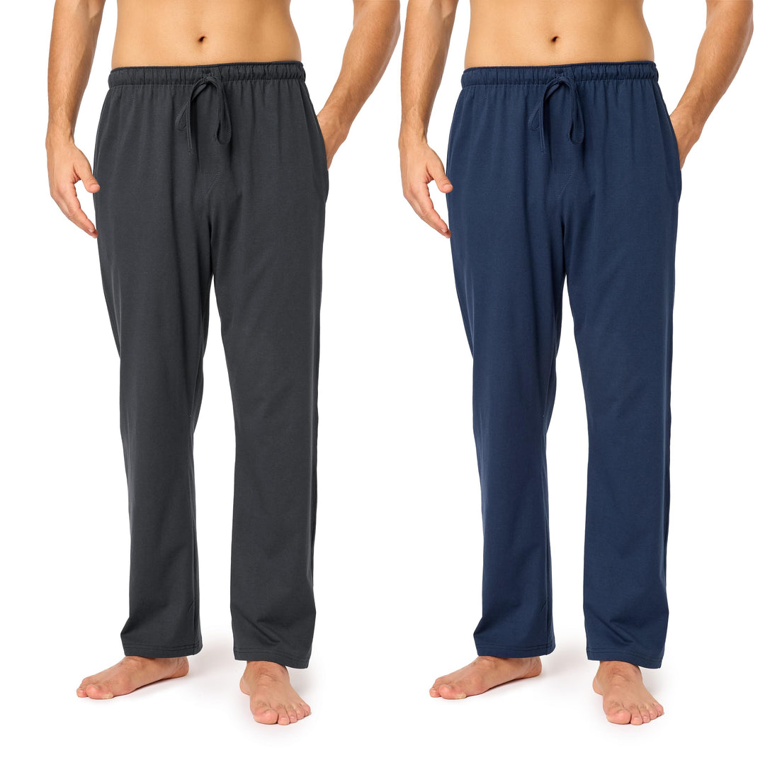 Timone Herren Schlafanzugshose Lang Pyjamahose aus Baumwolle Freizeithose Schlafhose Loungewearhose
