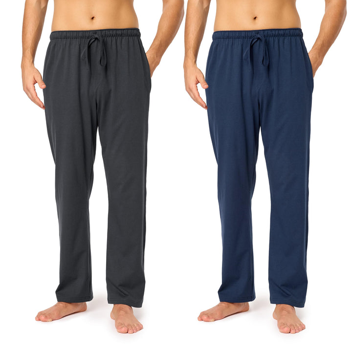 Timone Herren Schlafanzugshose Lang Pyjamahose aus Baumwolle Freizeithose Schlafhose Loungewearhose