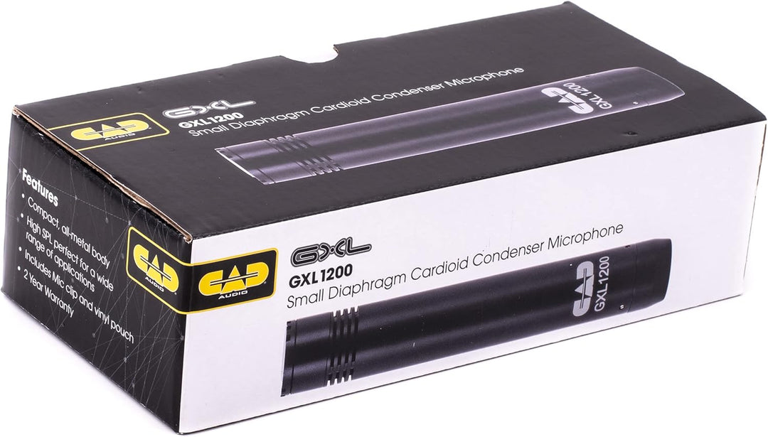 CAD Audio GXL1200 Kleinmembran-Kondensatormikrofon Studio Gesang und Drum-Overhead für professionell
