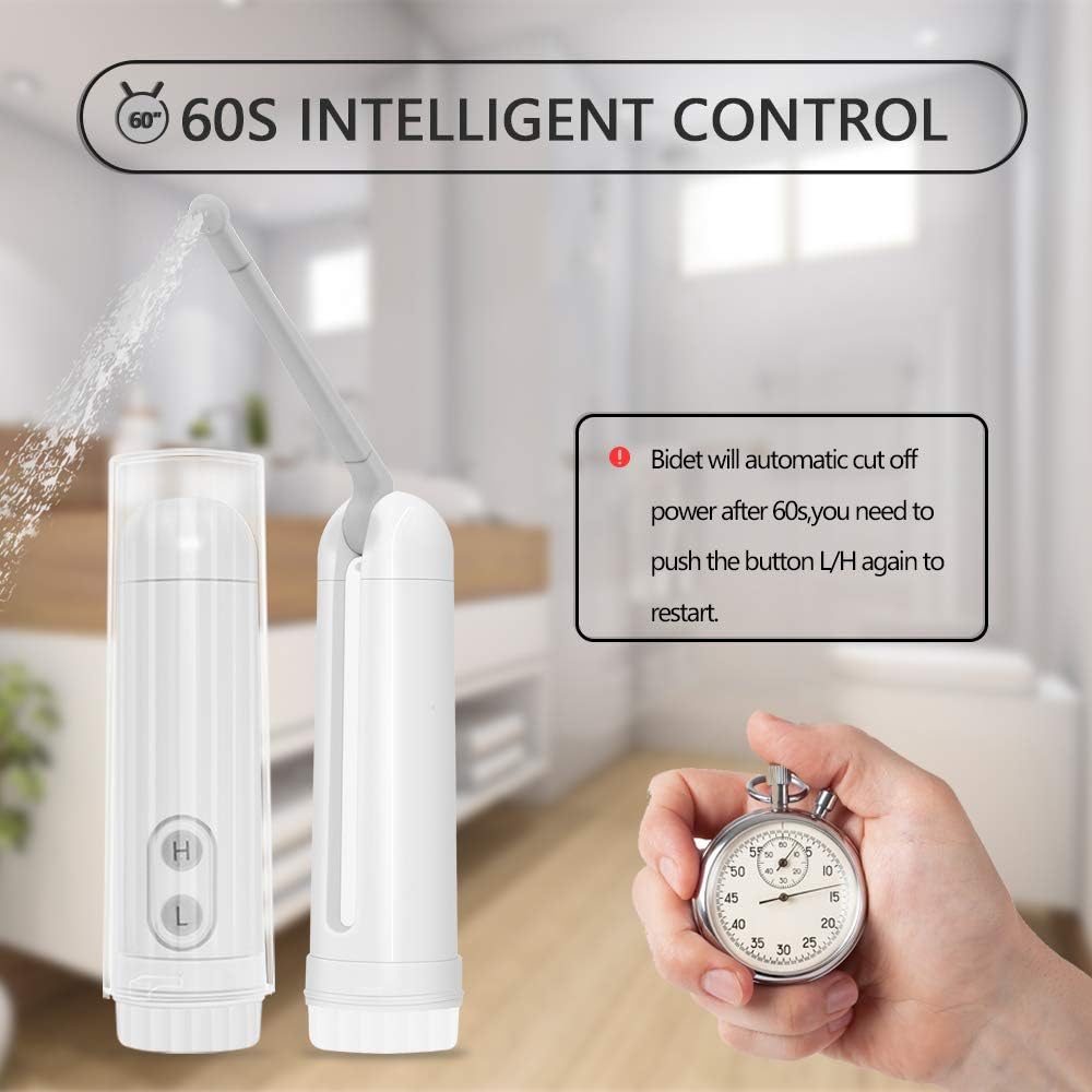 Po Dusche Tragbarer Bidet ersetzt Feuchttücher und Dusch WC Mobiles Reise Bidet Intimdusche Hand-Bid