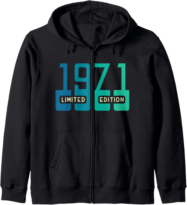 53. Geburtstag Mann Frau 53 Jahre 1971 Deko Lustig Geschenk Kapuzenjacke