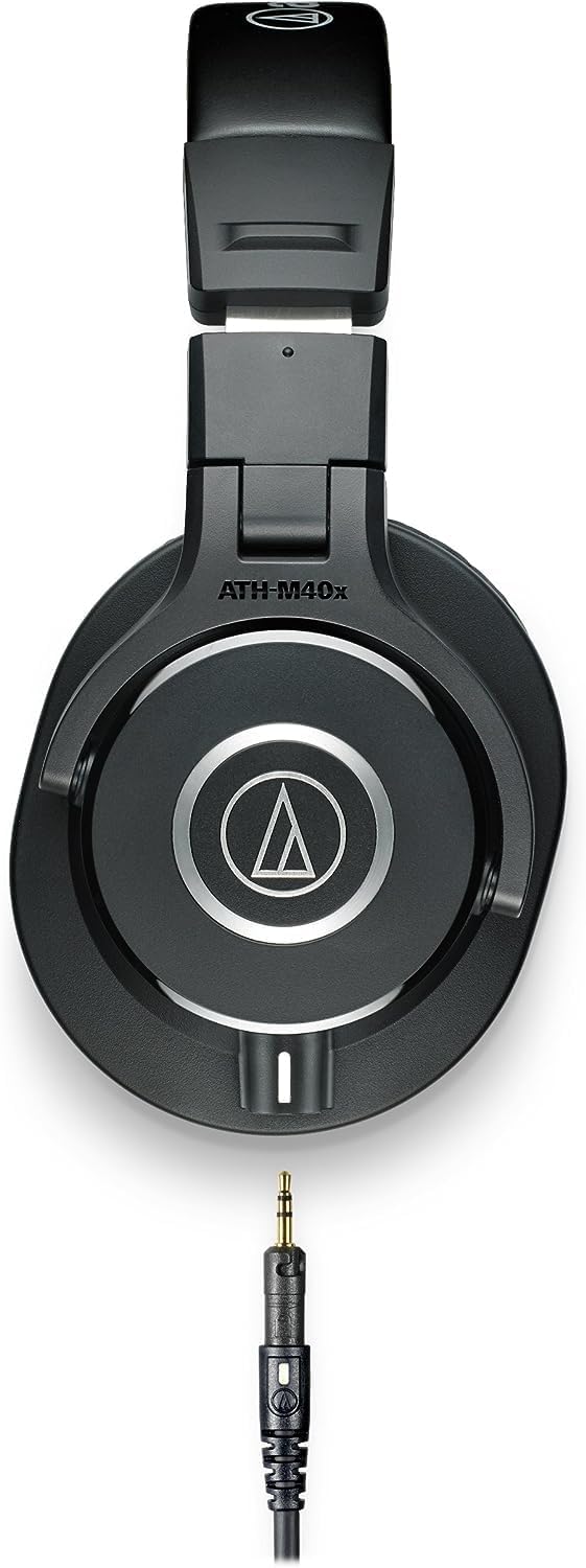 Audio-Technica M40x Professioneller Monitorkopfhörer Schwarz Single, Single